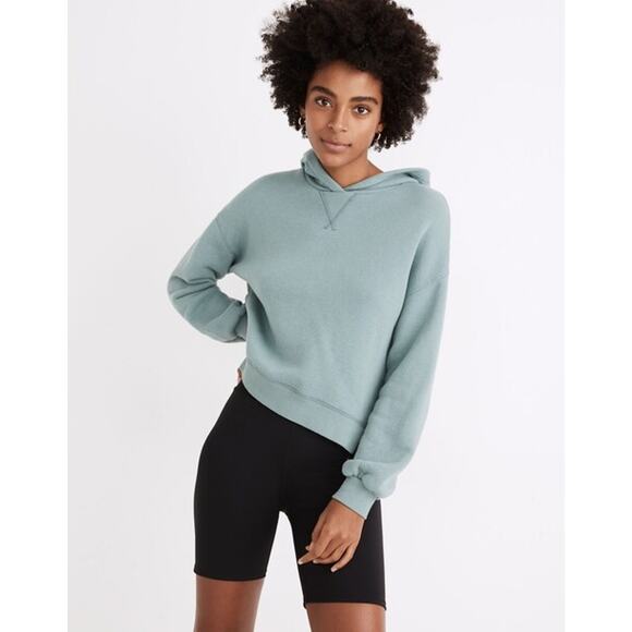 NWT Madewell Women's MWL Form High-Rise 7" Biker Activewear Shorts Black Size XS - Picture 12 of 12